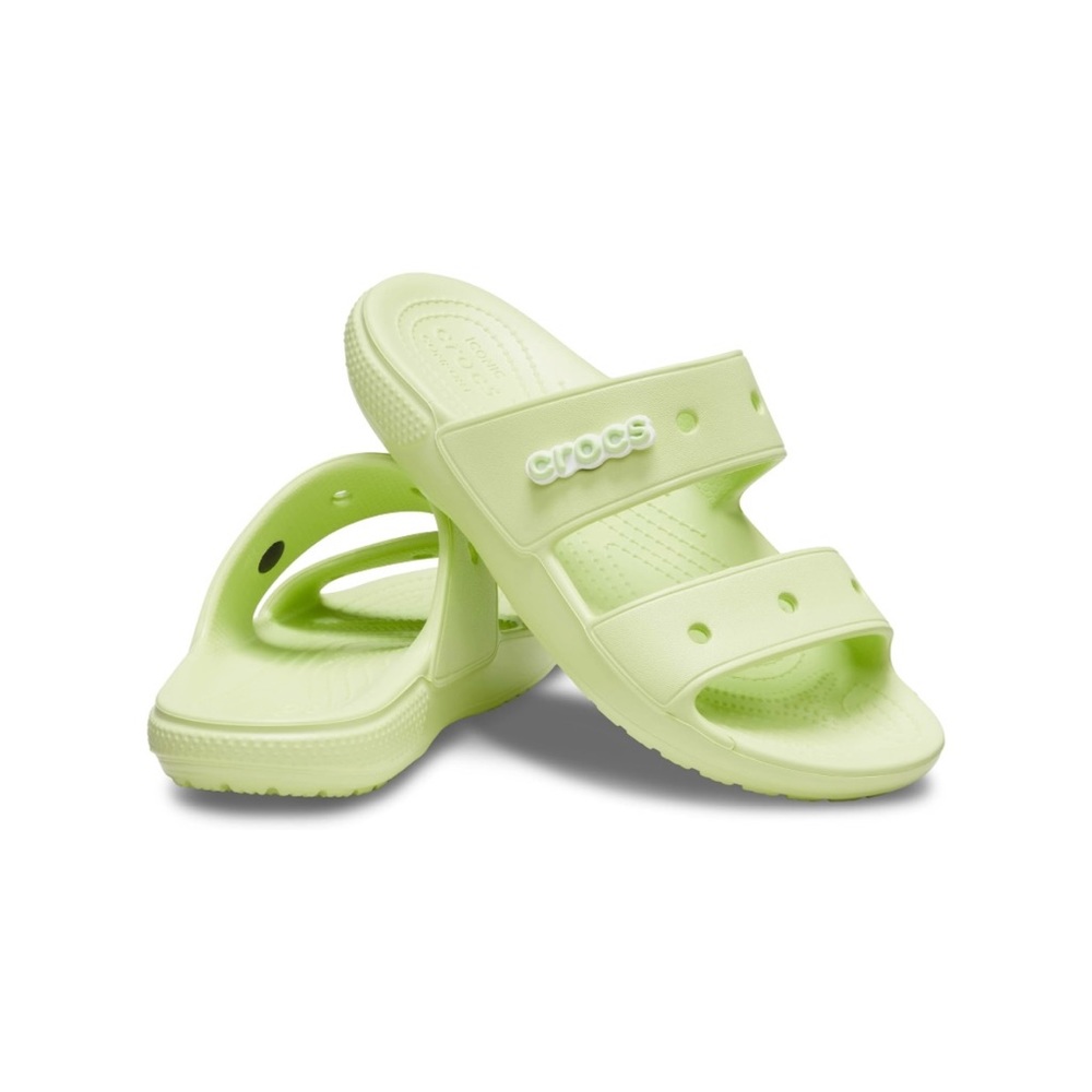 Crocs Classic Sandals in celery/light green